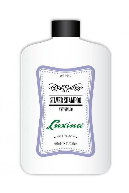 7844 luxina sampon silver pro bile a prosedivele vlasy s fialovymi mikro pigmenty 400ml