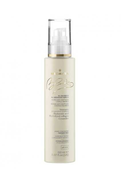 10832 medavita blondie all no breakage serum pro hydrataci objem a proti lamani vlasu 150ml