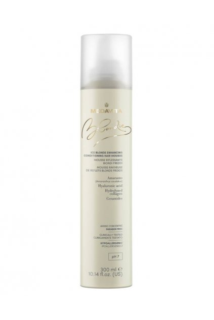 10847 medavita blondie ice pena hydratacni a regeneracni pro studene blond odstiny 300ml