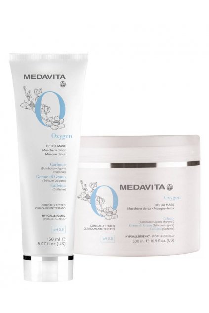 Medavita DETOX Maska detoxikační pro výživu a elasticitu s bambusovým uhlím
