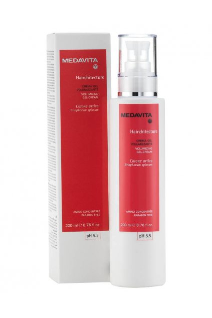 6596 medavita hairchitecture krem gel pro objem a ochranu s ceramidy 200ml