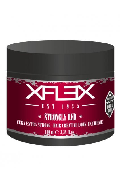 9800 xflex strongly red modelovaci vosk extra silny s leskem s vytazky bio hroznu 100ml