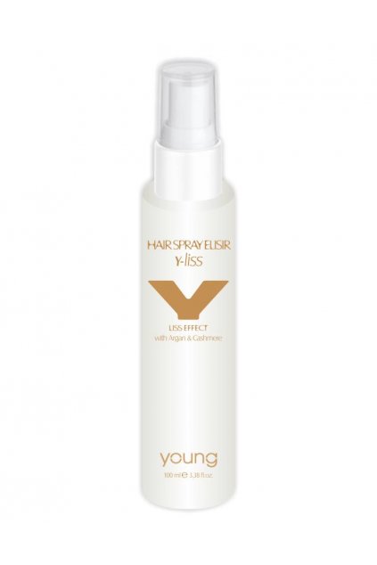 7682 young y liss elixir ve spreji pro dokonale hladke vlasy argan a kasmir 100ml