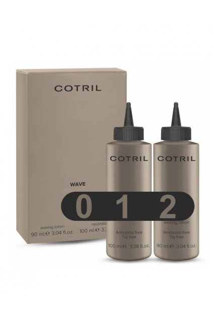 Cotril WAVE KIT Objemová trvalá ondulace bez amoniaku SET 90+100ml