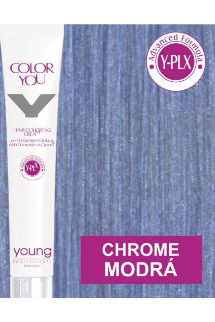 Young Y-PLX Barva Chrome Metallic Blue modrá