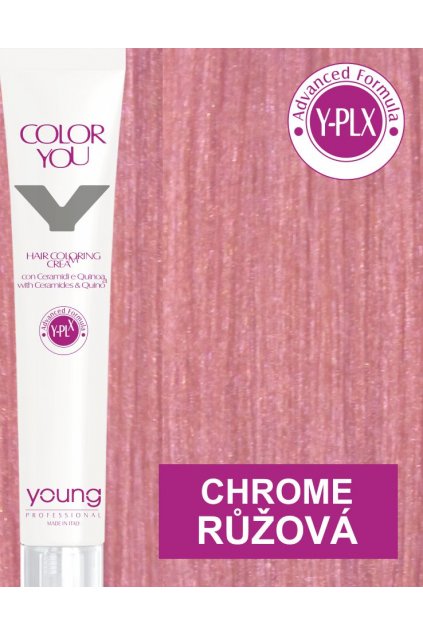 Young Y-PLX Barva Chrome Metallic Pink růžová