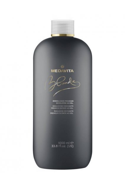 Medavita Blondie oxidační emulze PREMIUM 12% 40Vol. pro barvy Everblonde 1000ml