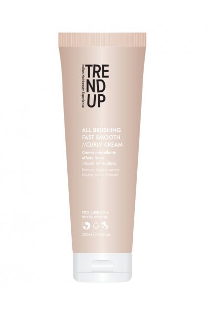 Trend up FAST SMOOTH/CURLY Krém 2v1 narovnávač loknovač pro rychlou úpravu 250ml