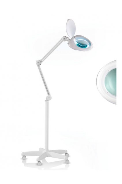 Kosmetická lampa 5D FLY s lupou 5 dioptrií se stojanem