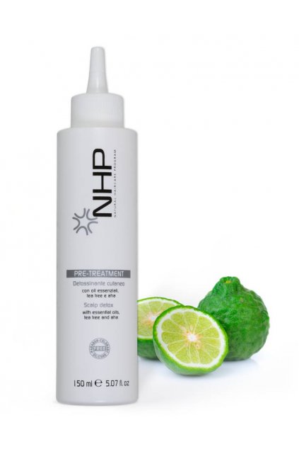 NHP DETOX Sérum čistící peeling pro vlasovou pokožku s alfa hydrokyselinami 150ml