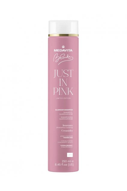 Medavita BLONDIE JUST IN PINK Glamour Šampon pro růžové pastelování 250ml