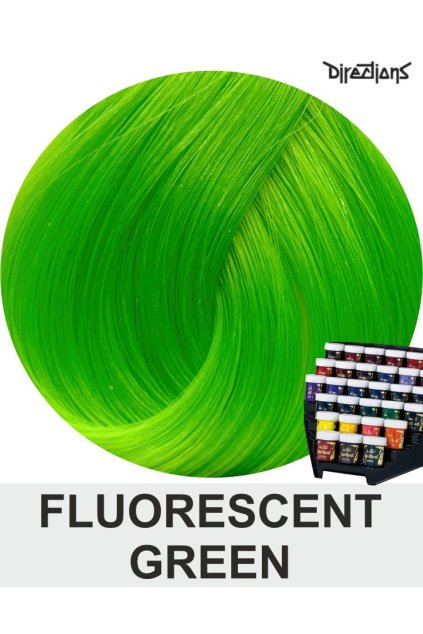 fluorescent green directions 100