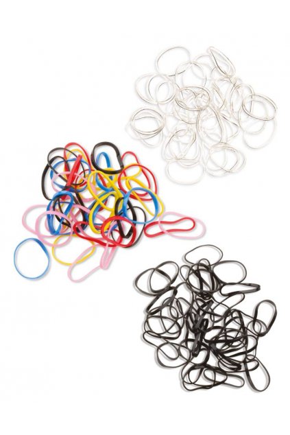 Gumičky na vlasy 1,5cm elastické, balení 40pcs