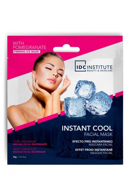 3402 IDC Instant Cool Facial Mask With Pomegranate