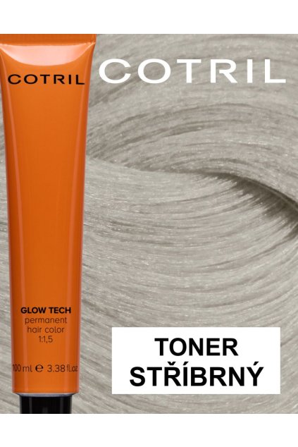 toner stribrny glow tech