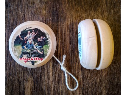 Drevene jojo s potiskem