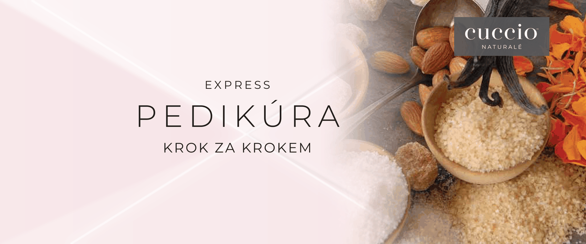 Jak udělat express pedikúru Cuccio Naturale - návod krok za krokem