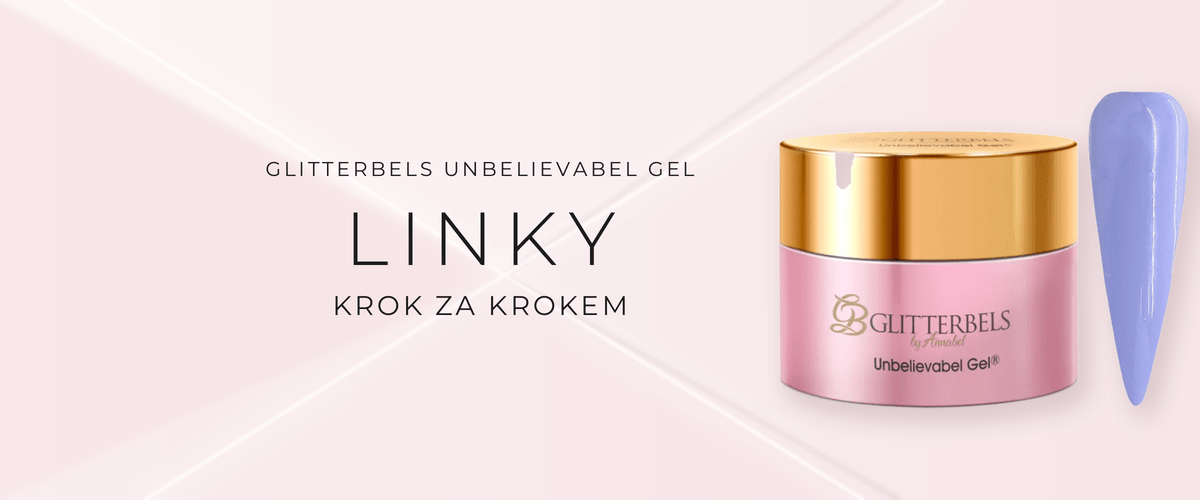 Jak malovat linky s Glitterbels Unbelievabel Gel - návod krok za krokem