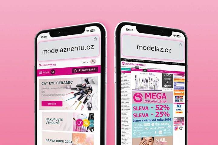 Přihlášení na novém e-shopu