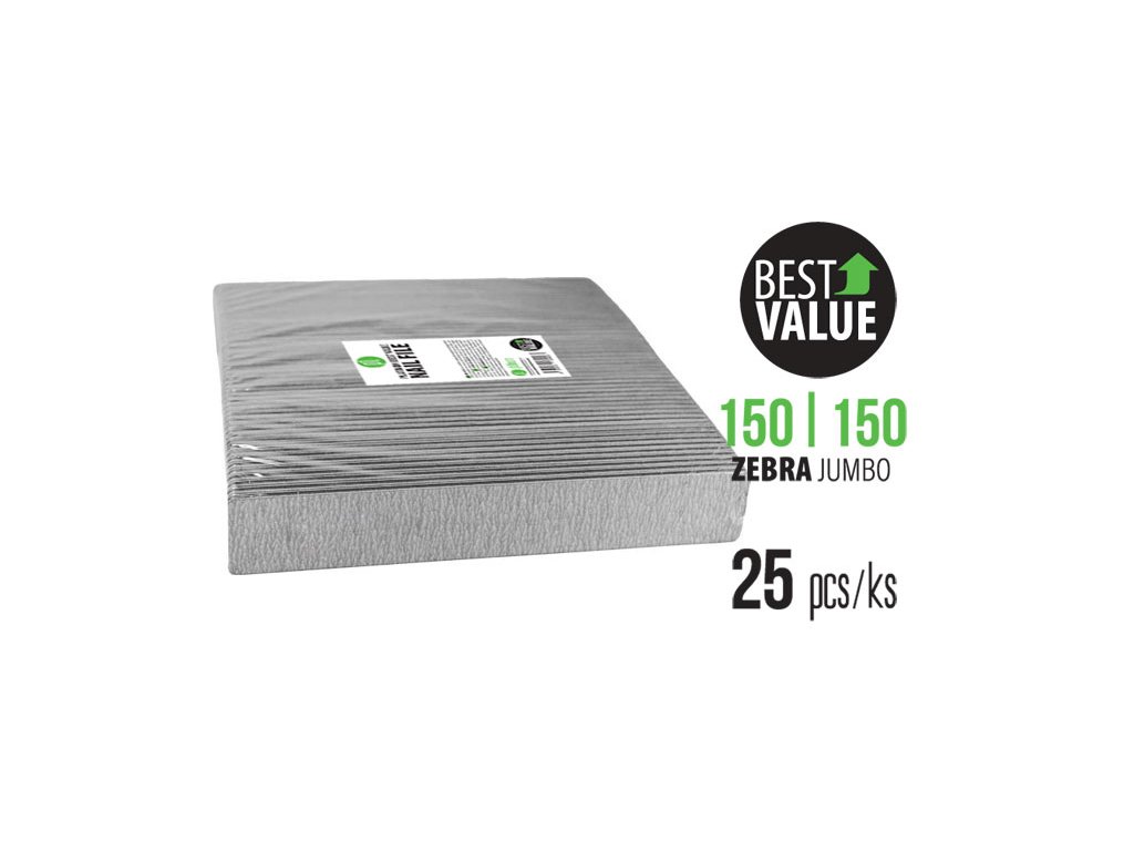 Platinum Best Value File Jumbo 150/150 - pilník - Zebra - 25 ks