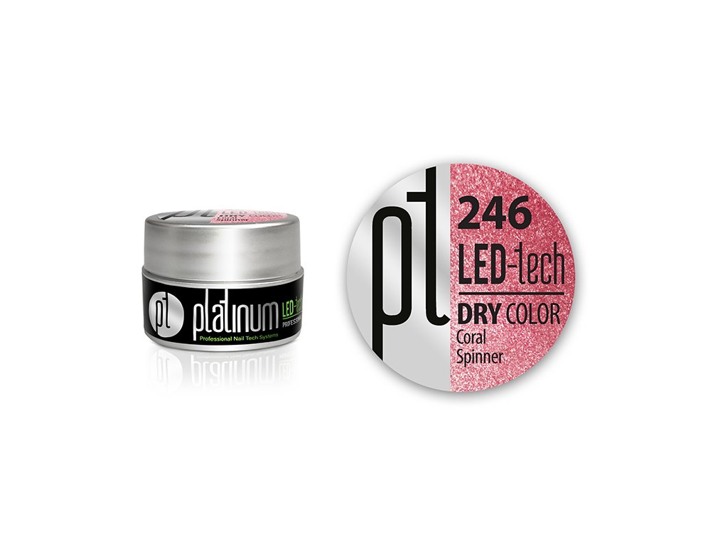Platinum Color Dry Gel - Coral Spinner