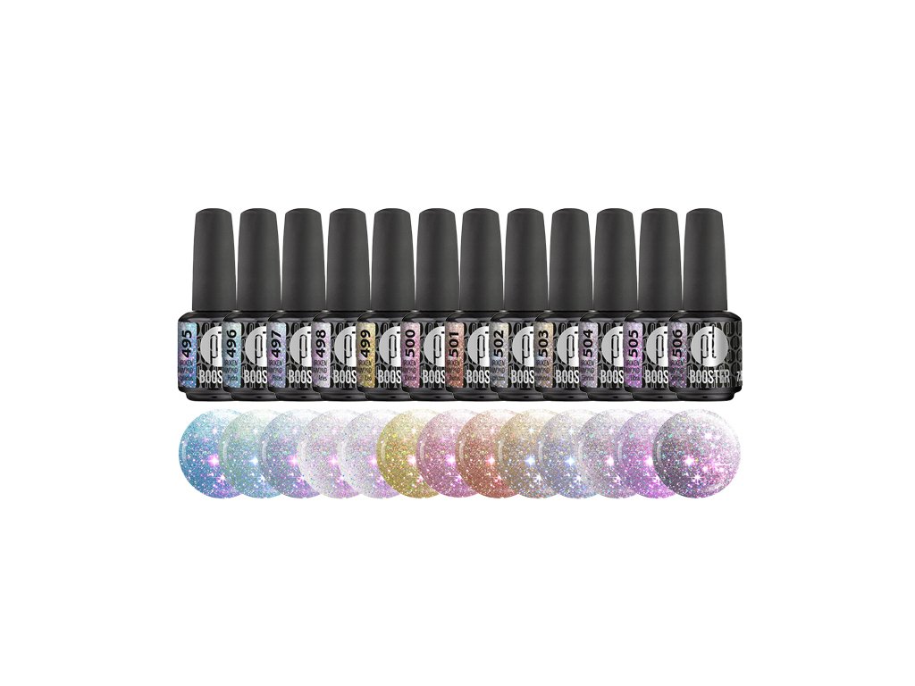 Platinum SADA LED-tech BOOSTER COLOR 12x7,8ml - Broken Diamond Aurora