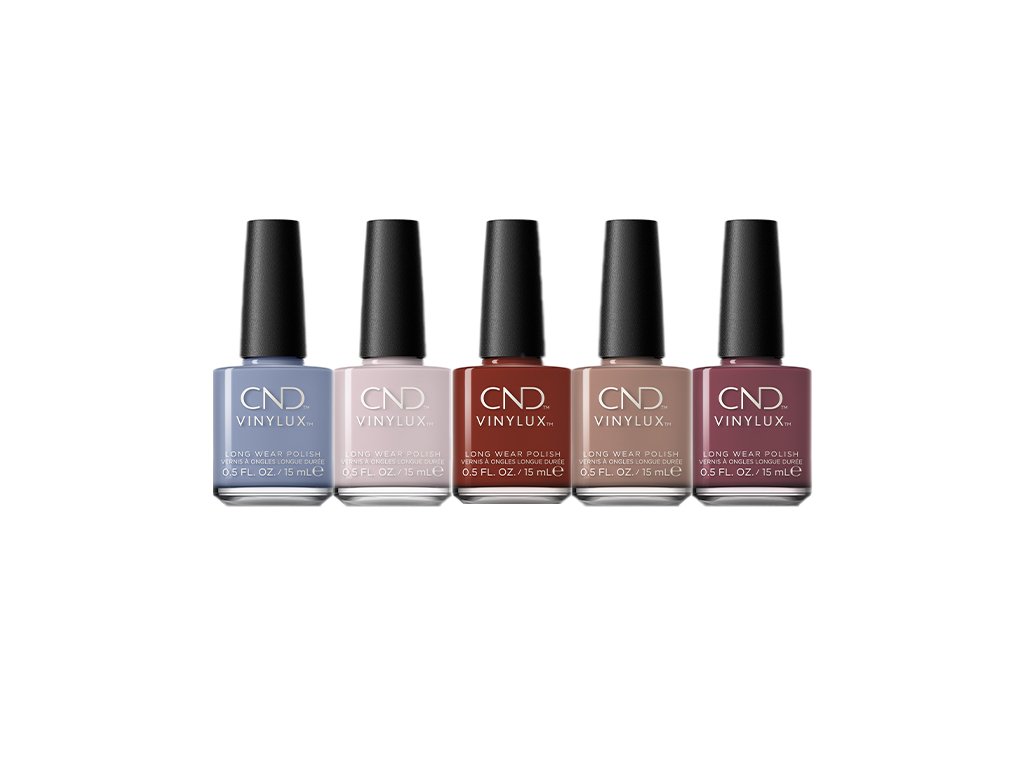 CND Kolekce CND COLORWORLD – Sada 5 odstínů VINYLUX™