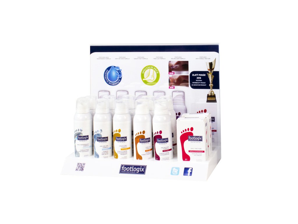 Footlogix Counter Display (B) - 12 produktů