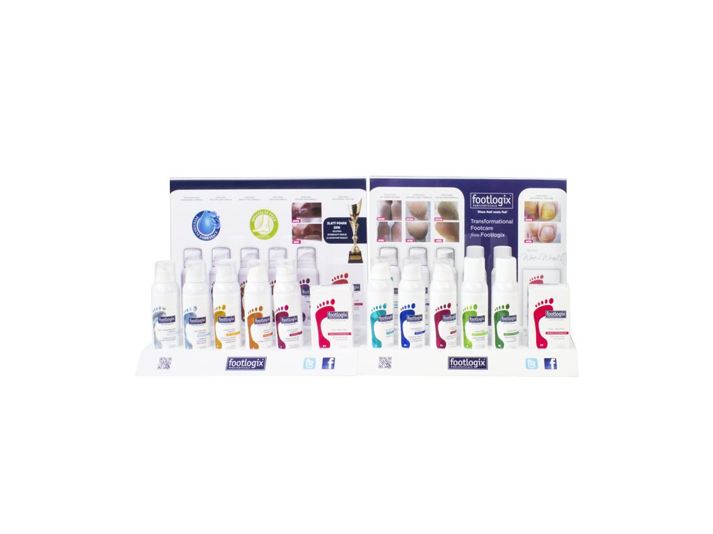 Footlogix MASTER Counter Display - 12 produktů