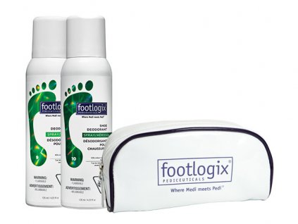 Footlogix Fresh Feet! Combo Bag - Shoe Deodorant (9&10) v kosmetické taštičce