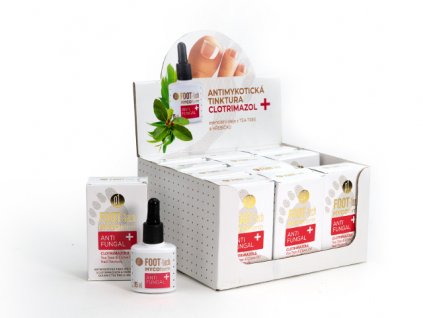 Platinum PROFI PACK - Výstavní stojan FOOT-tech MYCOform - 12xAntiFungal 15ml - s pipetou