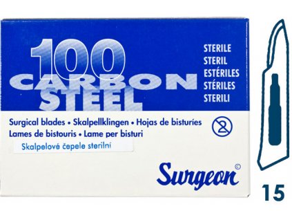 modelaznehtu.cz Čepelka Surgeon - velikost 15