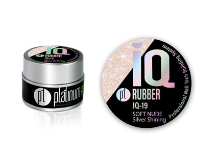 Platinum NEW IQ Rubber 5g - Soft Nude Silver (19)