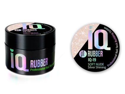 Platinum NEW IQ Rubber 15g - Soft Nude Silver (19)