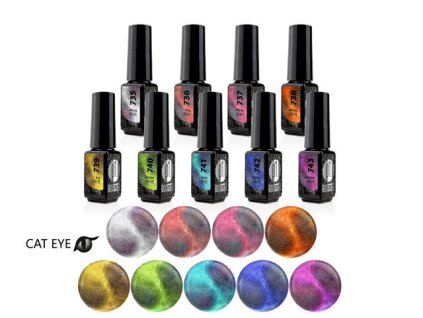 Platinum Sada BOOSTER Color 9x3,5ml - Cat Eye Divine