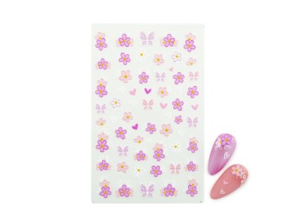 modelaznehtu.cz Nail Stickers - Soft Bloom 05