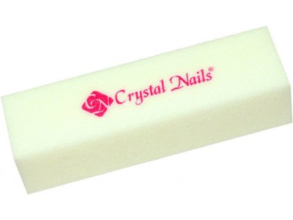 Crystal Nails Brusná kostka 180 - bílá