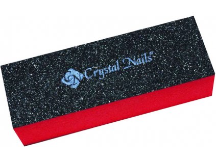 Crystal Nails Brusná kostka 100/180/180 - oranžová