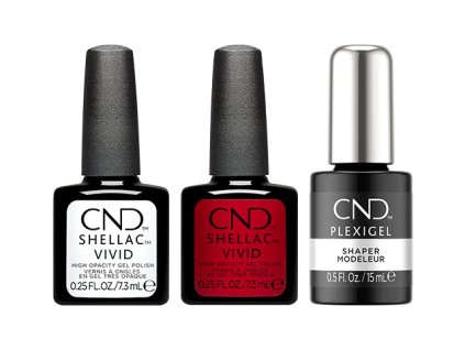 Sada ke streamu Pracuj se mnou - CND Shellac Vivid - Tónování a razítkování