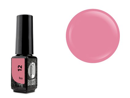 Platinum LED-tech BOOSTER COLOR - Rosa (12), 3,5ml - Gel-lak BEZ PILOVÁNÍ