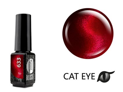 Platinum LED-tech BOOSTER COLOR - Red Cat Eye - Rojo (633), 3,5ml