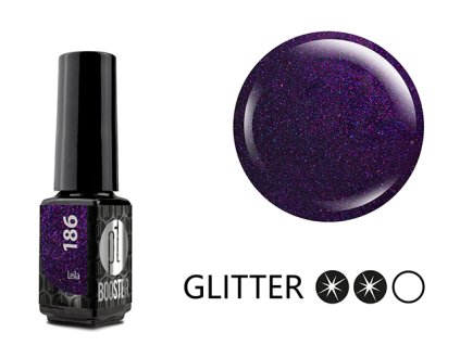 Platinum LED-tech BOOSTER COLOR - Leila (186), 3,5ml - Gel-lak BEZ PILOVÁNÍ
