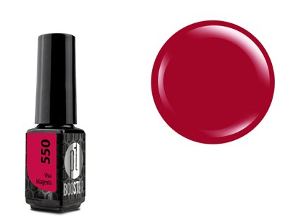 Platinum LED-tech BOOSTER COLOR - Viva Magenta (550), 3,5ml - Gel-lak BEZ PILOVÁNÍ