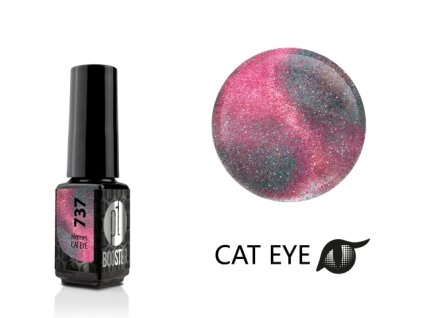 Platinum LED-tech BOOSTER COLOR - Cat Eye Divine - Hermes (737), 3,5ml - Gel-lak BEZ PILOVÁNÍ