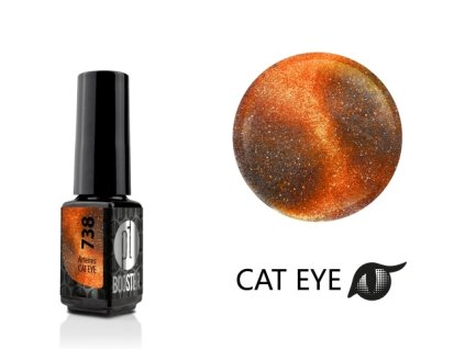 Platinum LED-tech BOOSTER COLOR - Cat Eye Divine - Artemis (738), 3,5ml - Gel-lak BEZ PILOVÁNÍ