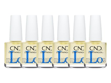 CND LIGHTNINGOIL - sada 6x suchý olej na nehty a kůžičku