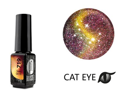 Platinum LED-tech BOOSTER COLOR - Cat Eye Dragon - Smaug (719), 3,5ml - Gel-lak BEZ PILOVÁNÍ