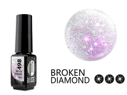 Platinum LED-tech BOOSTER COLOR - Broken Diamond - Aries (498), 3,5ml - Gel-lak BEZ PILOVÁNÍ