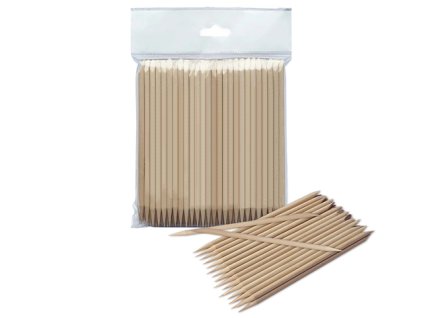 Staleks Manikúrní dřívka 150 mm - sada 100 ks DOS-10/100