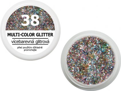 EBD Colour Gel - Multi Colour Glitter